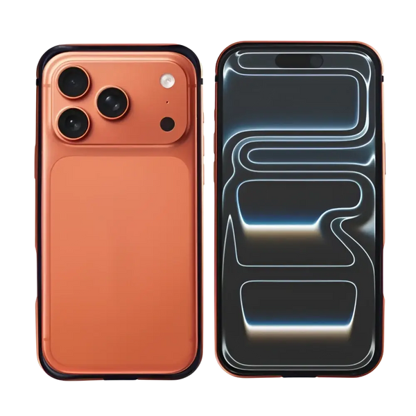 Rixus Crash Guard Case – iPhone 17 Pro Oranje - Back cover