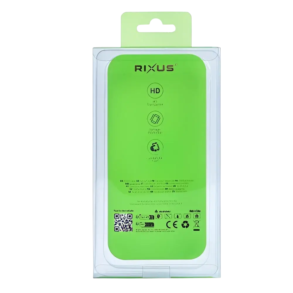 Rixus Crash Guard Case – iPhone 17 Pro Zilver - Back cover