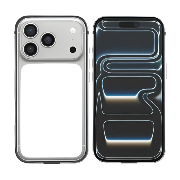 Rixus Crash Guard Case – iPhone 17 Pro Zilver - Back cover
