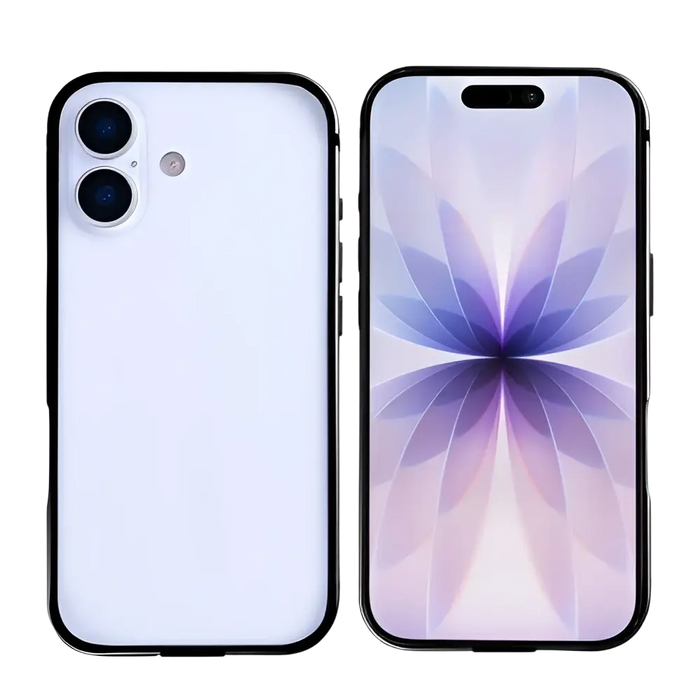 Rixus Crash Guard Case – iPhone 17 – Titanium Zwart