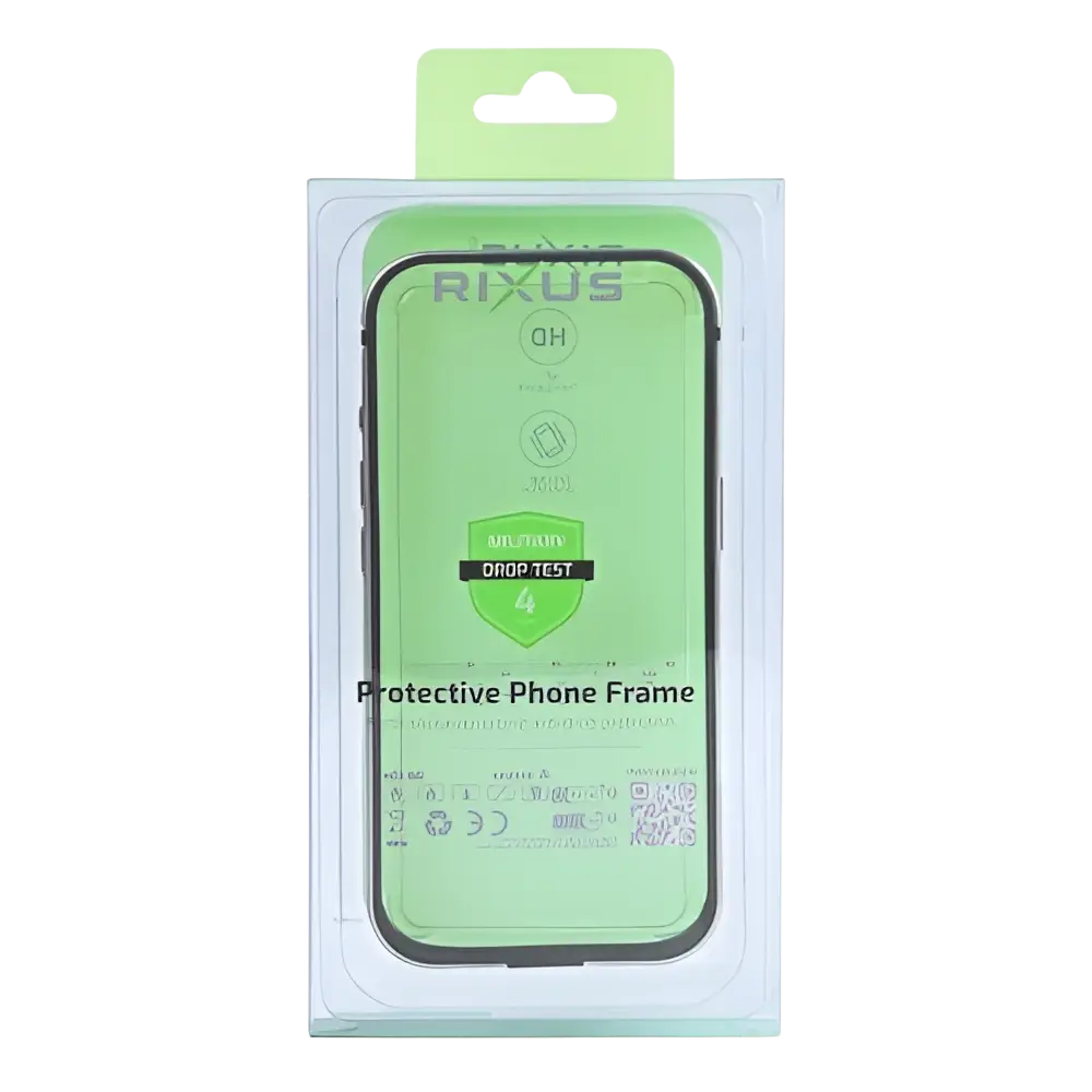 Rixus Crash Guard Case – iPhone 17 Zilver - Back cover