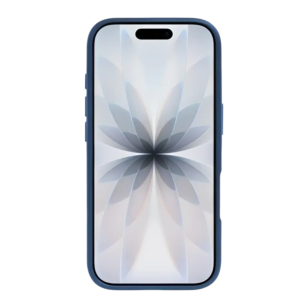 Rixus Crystal Amber Case – iPhone 17 Blauw - Back cover