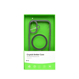 Rixus Crystal Amber Case – iPhone 17 Grijs - Back cover