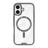 Rixus Crystal Amber Case – iPhone 17 Grijs - Back cover