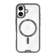 Rixus Crystal Amber Case – iPhone 17 Grijs - Back cover