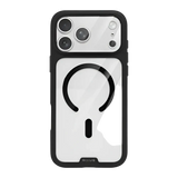 Rixus Crystal Amber Case – iPhone 17 Pro Zwart - Back cover