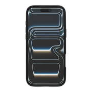 Rixus Crystal Amber Case – iPhone 17 Pro Zwart - Back cover