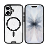 Rixus Crystal Amber Case – iPhone 17 Zwart - Back cover