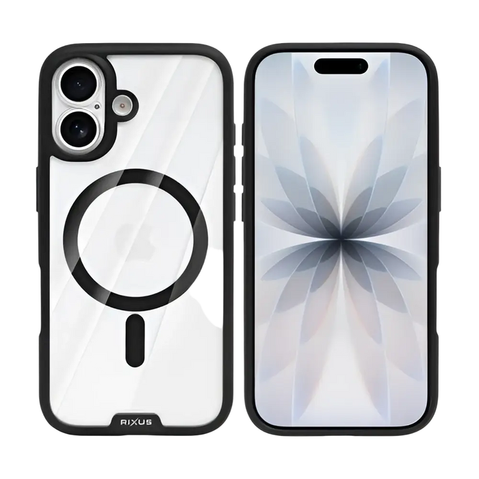 Rixus Crystal Amber Case – iPhone 17 – Zwart
