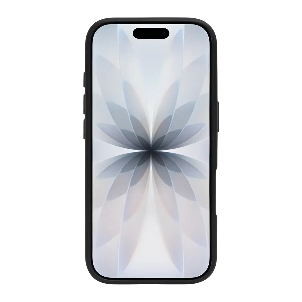 Rixus Crystal Amber Case – iPhone 17 Zwart - Back cover