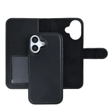 Rixus Duo Magnetic Detachable Wallet – iPhone 17 Zwart - 2-in-1 case met afneembare hoes