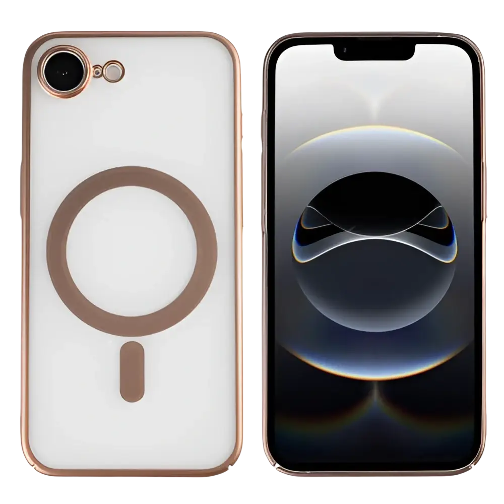 Rixus Instinct Mag Case – iPhone 16e / 17e Desert Titanium - Back cover
