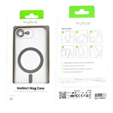 Rixus Instinct Mag Case – iPhone 16e / 17e Titanium Grijs - Back cover