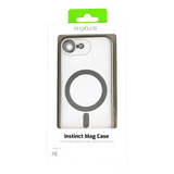 Rixus Instinct Mag Case – iPhone 16e / 17e Titanium Grijs - Back cover