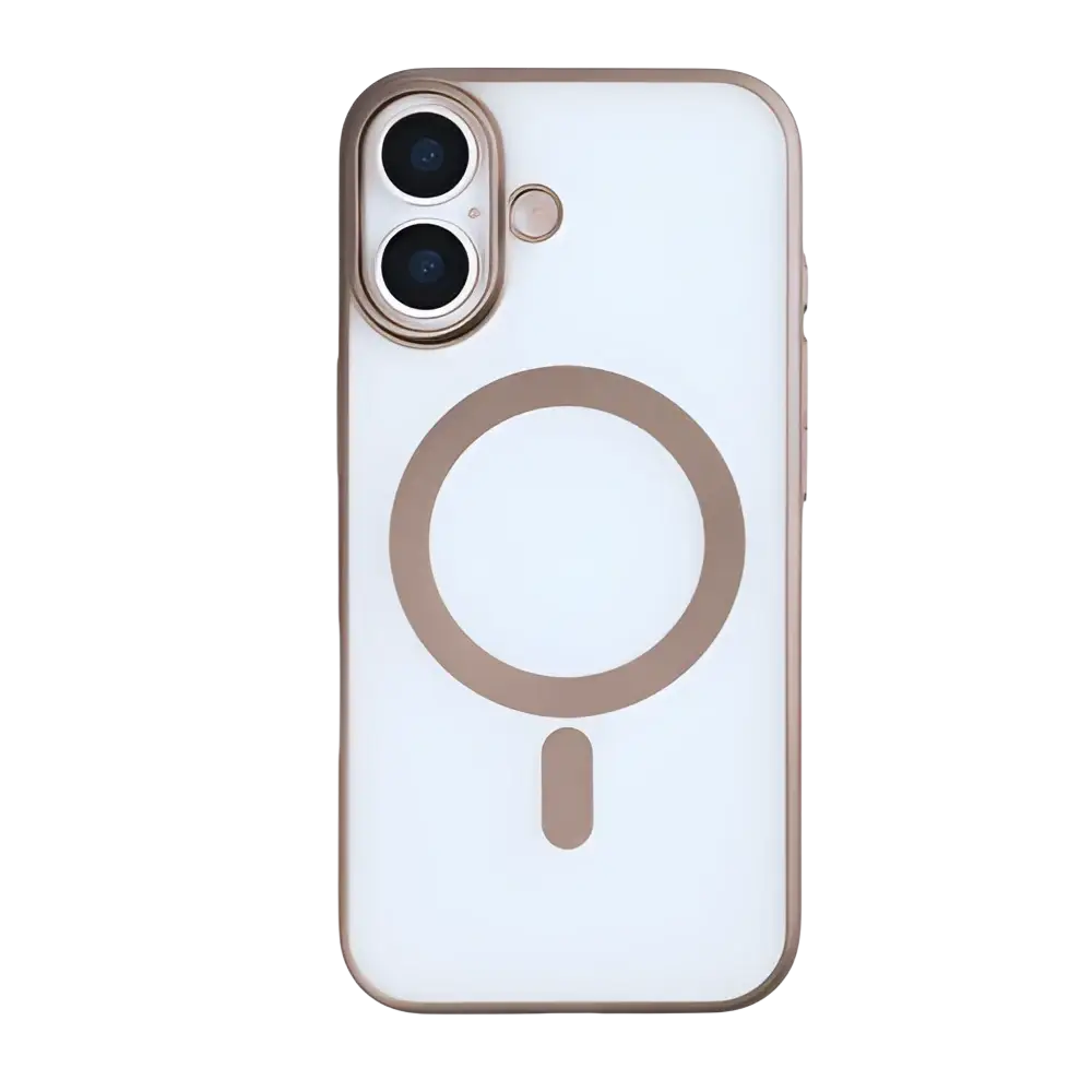 Rixus Instinct Mag Case – iPhone 17 Desert Titanium - Back cover