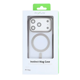 Rixus Instinct Mag Case – iPhone 17 Pro Titanium Grijs - Back cover