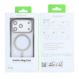 Rixus Instinct Mag Case – iPhone 17 Pro Titanium Grijs - Back cover