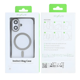 Rixus Instinct Mag Case – iPhone 17 Titanium Grijs - Back cover