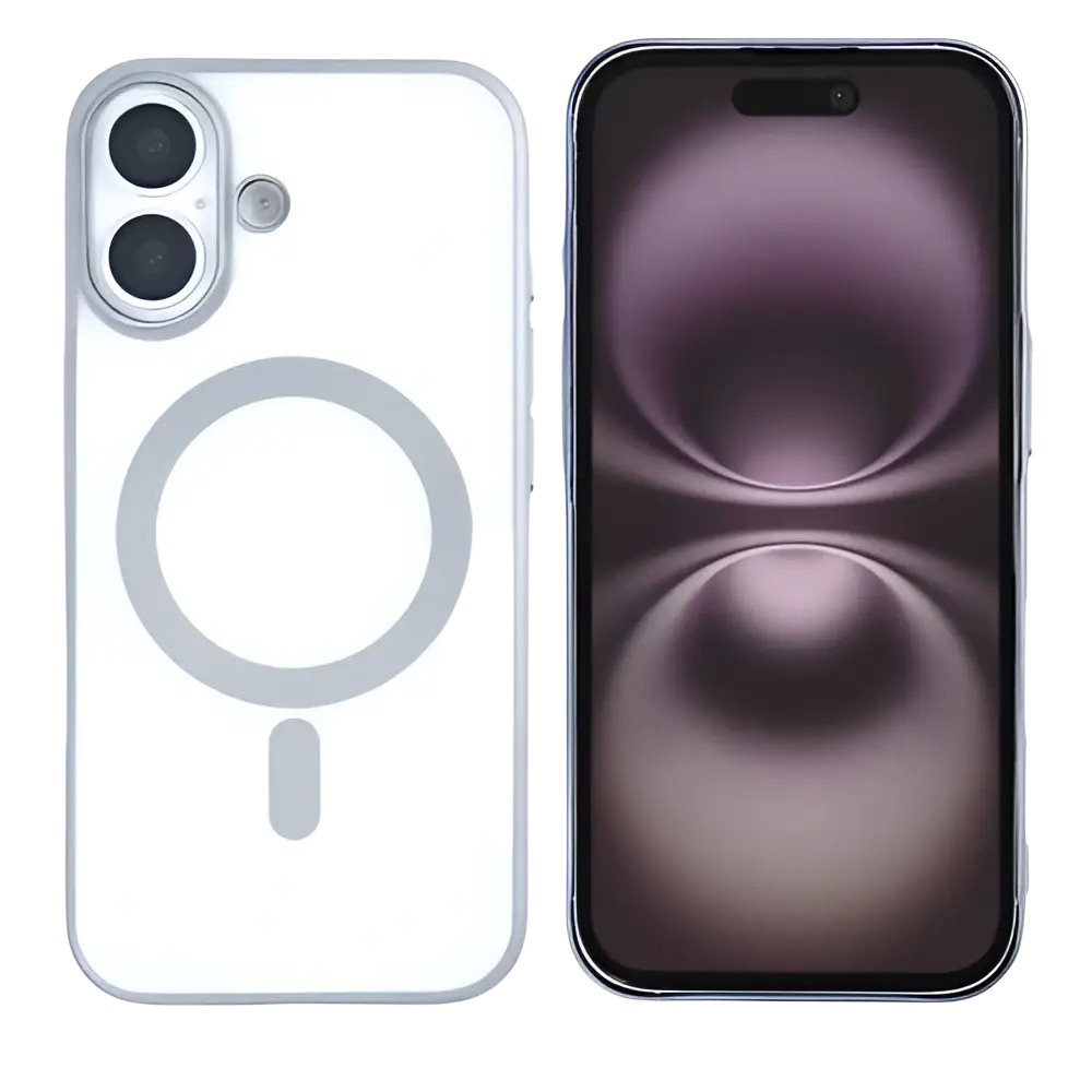 Rixus Instinct Mag Case – iPhone 17 Zilver - Back cover