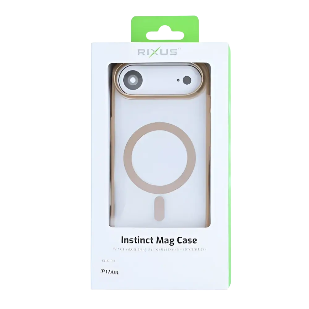 Rixus Instinct Mag Case – iPhone Air Desert Titanium - Back cover