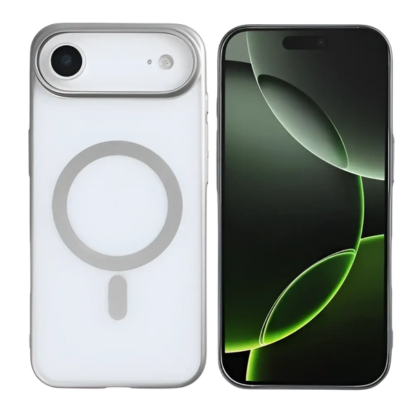 Rixus Instinct Mag Case – iPhone Air Titanium Grijs - Back cover