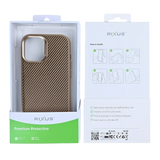 Rixus Mag Carbon met MagSafe – iPhone 17 Bruin - Back cover