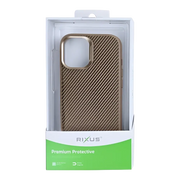 Rixus Mag Carbon met MagSafe – iPhone 17 Bruin - Back cover