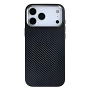 Rixus Mag Carbon met MagSafe – iPhone 17 Pro Titanium Zwart - Back cover