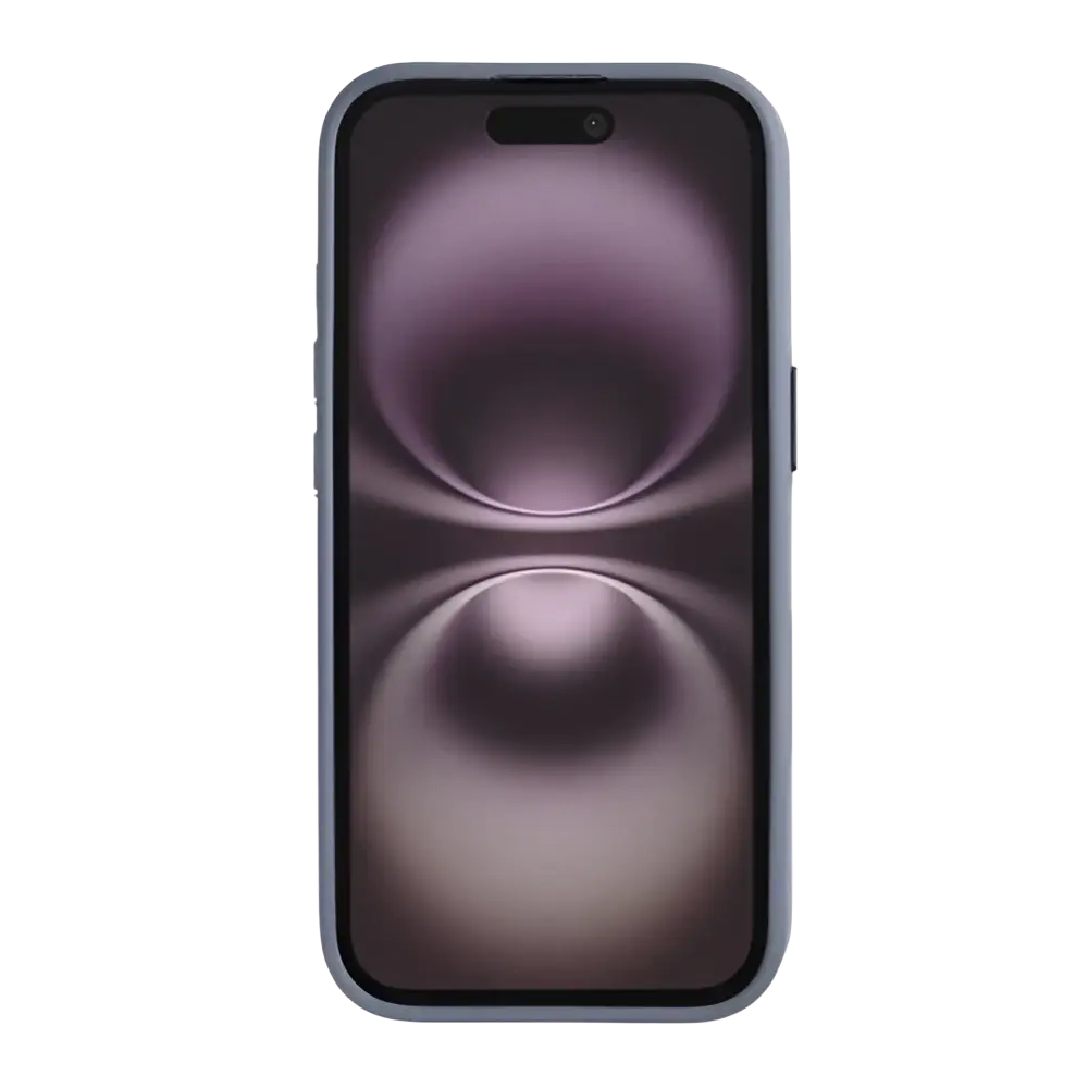 Rixus Mag Carbon met MagSafe – iPhone 17 Titanium Grijs - Back cover