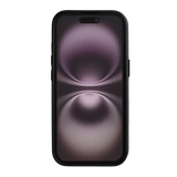 Rixus Mag Carbon met MagSafe – iPhone 17 Titanium Zwart - Back cover