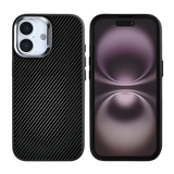 Rixus Mag Carbon met MagSafe – iPhone 17 Titanium Zwart - Back cover
