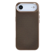 Rixus Mag Carbon met MagSafe – iPhone Air Bruin - Back cover