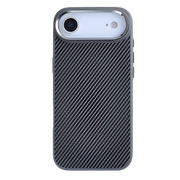 Rixus Mag Carbon met MagSafe – iPhone Air Titanium Grijs - Back cover
