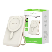 Rixus Magnetische Powerbank 10.000 mAh met standaard – Rosé Goud RXPB37