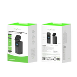 Rixus Magnetische Powerbank 15.000 mAh 100W met TFT-scherm – Donkergrijs RXPB15