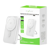 Rixus MagSafe Powerbank 10.000 mAh met uitklapbare standaard – Wit RXPB71A
