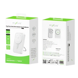 Rixus MagSafe Powerbank 10.000 mAh met uitklapbare standaard – Wit RXPB71A