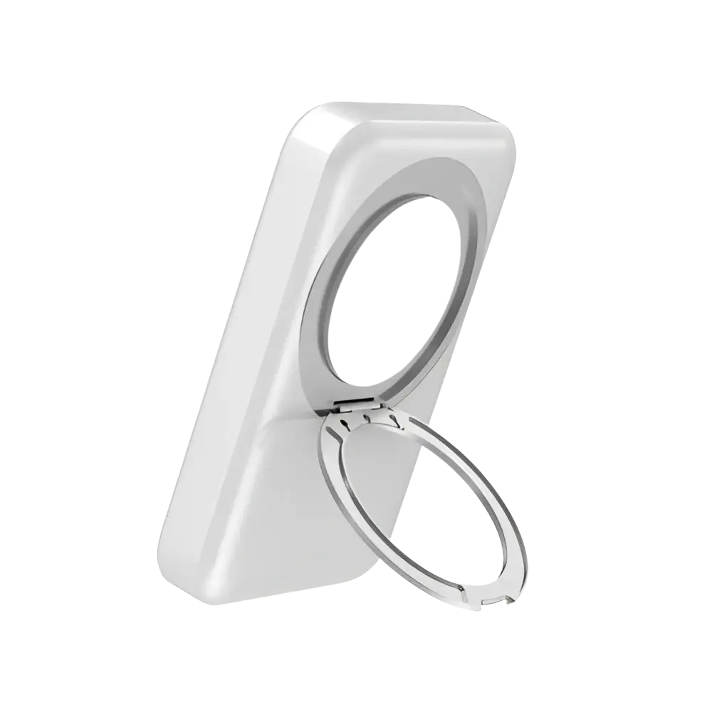 Rixus MagSafe Powerbank 10.000 mAh met uitklapbare standaard – Wit RXPB71A