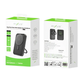 Rixus MagSafe Powerbank 10.000 mAh met uitklapbare standaard – Zwart RXPB71B