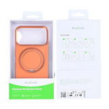 Rixus MagWrap Case – iPhone 17 Pro Oranje - Back cover