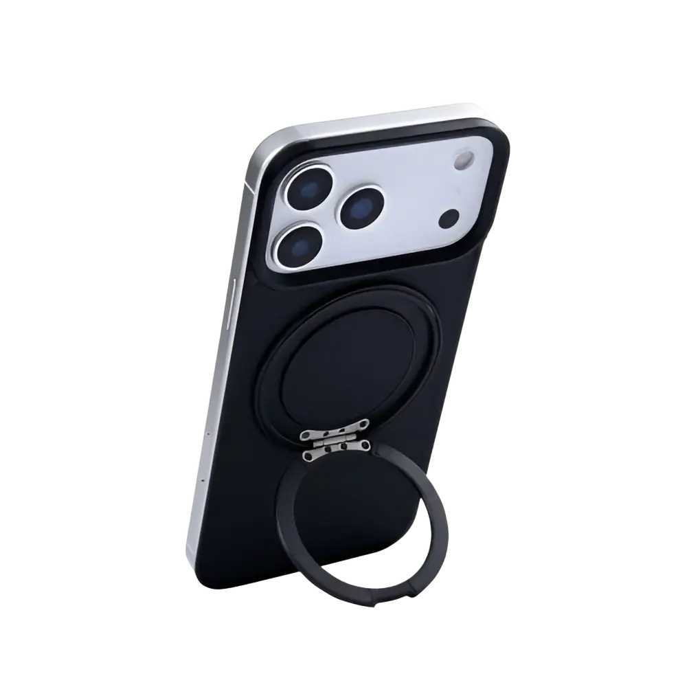 Rixus MagWrap Case – iPhone 17 Pro Zwart - Back cover