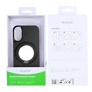 Rixus MagWrap Case – iPhone 17 Zwart - Back cover