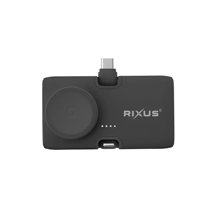 Rixus Mini Click-On 3-in-1 Powerbank 4.500 mAh – Zwart – RXPB13B