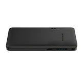 Rixus Powerbank 10.000 mAh 22,5W met ingebouwde USB-C-kabel 70 cm – Zwart RXPB08