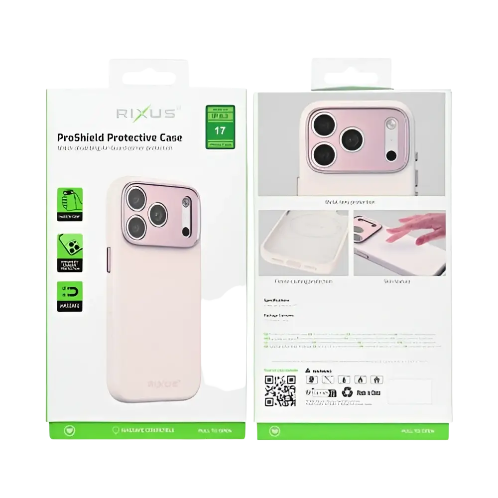 Rixus ProShield Case – iPhone 17 Roze - Back cover