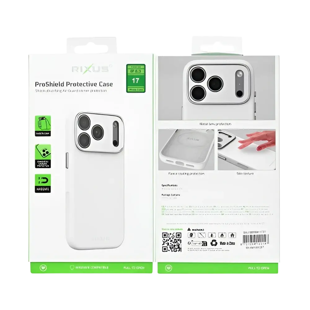 Rixus ProShield Case – iPhone 17 Wit - Back cover