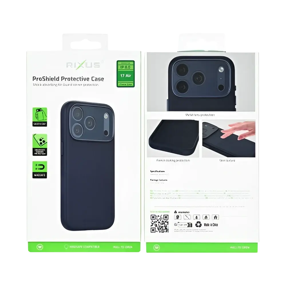Rixus ProShield Case – iPhone Air Donkerblauw - Back cover