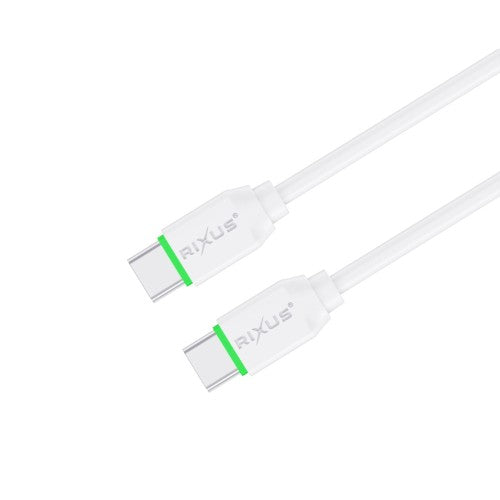 Rixus RX2017 USB-C naar USB-C kabel connector detail