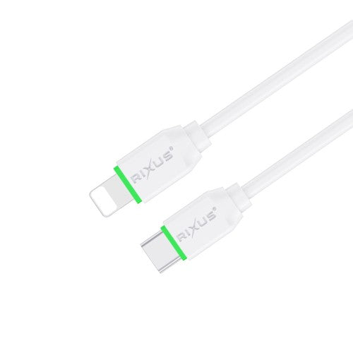 Rixus RX2023 USB-C naar Lightning kabel connector detail