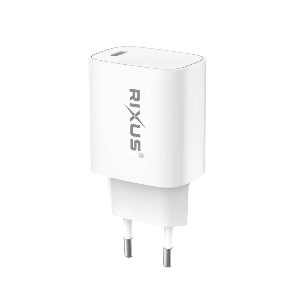 Rixus RX209 Adaptive Fast Charger – USB-C 20W Wit - Oplader